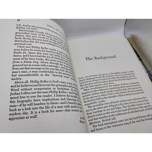 JOSHUA: MAN OF FEARLESS FAITH By W. Phillip Keller - Hardcover *Mint Condition* - Picture 8 of 10